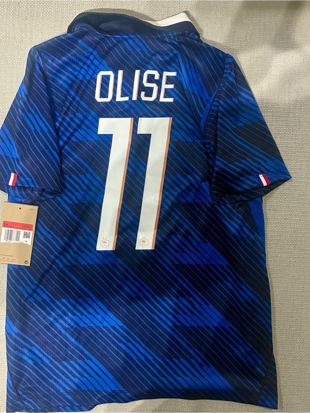 Nike France 2026 World Cup jersey Olise #11 youth large